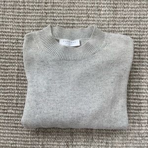 Everlane Grey crew neck sweater